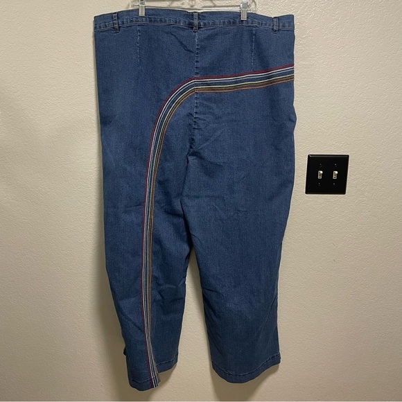 ModCloth Rainbow With Me Wide-Leg Jeans Size 28S - Picture 5 of 5